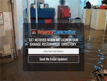 Tablet Screenshot of damagerestoration.com